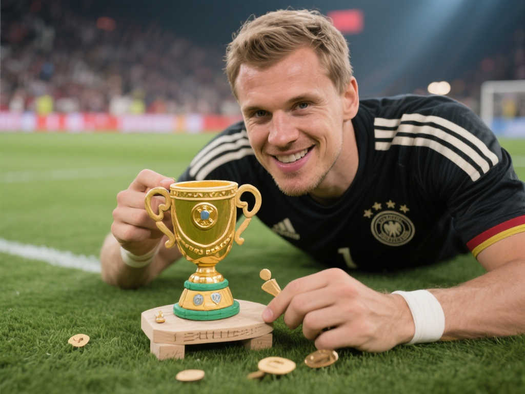 超燃！诺伊尔庆祝拜仁夺冠，自制创意晒出喜悦